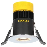 Stanley Narva IP65 Fire Rated Fixed LED Downlighter - Chrome