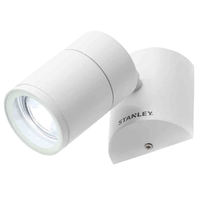 Stanley Sinni Outdoor 1 Light Adjustable Wall Spotlight - White