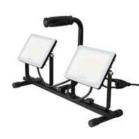 Stanley Twin 30 Watt Portable LED Outdoor Work Light - Black