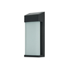 Strath Outdoor Solar LED Wall Light - Black