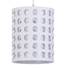 Swiss Cylinder Easy to Fit Ceiling Shade - White