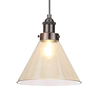 Tarvos 1 Light Glass Ceiling Pendant - Champagne