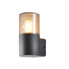 Tegan 1 Light Outdoor Round Up Wall Light - Grey