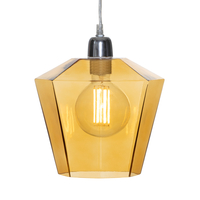 Tethys Glass Easy to Fit Pendant Shade - Amber