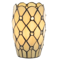 Tiffany Jewel Vase Table Lamp - Honey