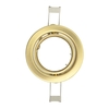 Tilt Recessed GU10 Downlight - Brushed Brass