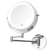 Toscana LED Battery Operated Touch Mirror Wall Light - Chrome
