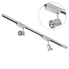 Track Lighting Kit MR16 Double Enclosed Spotlight - Silver