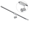 Track Lighting Kit MR16 Single Enclosed Spotlight - Silver
