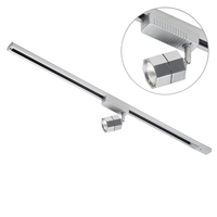 Track Lighting Kit MR16 Single Hexagonal Spotlight - Silver