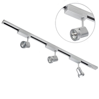 Track Lighting Kit MR16 Triple Enclosed Spotlight - Silver
