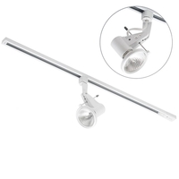 Track Lighting Kit PAR-30 Single Die Cast Spotlight - White