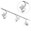 Track Lighting Kit PAR-30 Triple Die Cast Spotlight - White