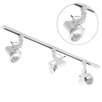 Track Lighting Kit PAR-30 Triple Die Cast Spotlight - White