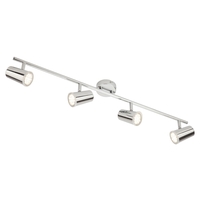 Trisha 4 Light Bathroom Ceiling Spotlight Bar - Chrome