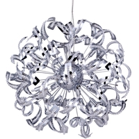 Twirl 12 Light Chrome Pendant Ceiling Light