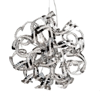 Twirl 6 Light Ceiling Pendant - Chrome