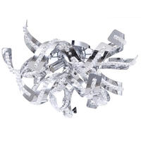 Twirl Flush Mount Ceiling or Wall Light – Chrome