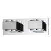 Valina Twin Bathroom Wall Light - Chrome