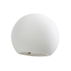 Vane Round Up and Down Wall Light - White