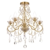 Vara 5 Light Bathroom Chandelier - Satin Brass