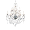 Vara 9 Light Bathroom Chandelier - Chrome