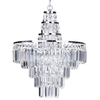 Vasca Crystal Bar Large Bathroom Chandelier - Chrome