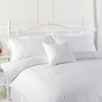 Victoria Cushion Covers - White - 2 Pack
