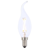 Vintage Filament 2 Watt LED E14 Small Edison Screw Light Bulb - Clear