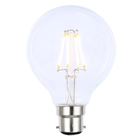 Vintage Filament 4 Watt Globe B22 Bayonet Cap LED Light Bulb - Clear