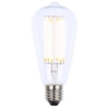 Vintage Filament 6 Watt Teardrop LED E27 Edison Screw Light Bulb - Clear
