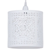 Vintage Floral Inspired Easy to Fit Ceiling Shade - White