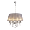 Visconte 8 Light Romanza Ceiling Pendant with Shade - Chrome