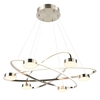 Visconte Acerra LED Ceiling Pendant - Satin Nickel