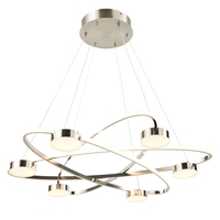 Visconte Acerra LED Ceiling Pendant - Satin Nickel
