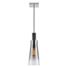 Visconte Atrani 1 Light Ceiling Pendant with Ombre Shade - Black