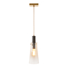 Visconte Atrani 1 Light Ceiling Pendant with Ombre Shade - Champagne