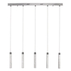 Visconte Barbarella 5 Light Ceiling Pendant Bar - Chrome