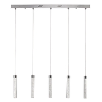 Visconte Barbarella 5 Light Ceiling Pendant Bar - Chrome