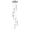 Visconte Barbarella 7 Light Cluster Ceiling Pendant - Chrome