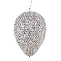 Visconte Bola 6 Light Ceiling Pendant - Chrome