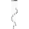 Visconte Bulla 14 Light LED Spiral Cluster Ceiling Light - Chrome