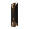 Visconte Cannes LED Wall Light - Black and Chrome