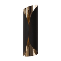 Visconte Cannes LED Wall Light - Black and Chrome