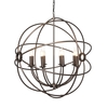Visconte Capri 8 Light Orbital Ceiling Pendant - Bronze