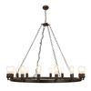 Visconte Capri Large 16 Light 104cm Ring Ceiling Pendant - Bronze