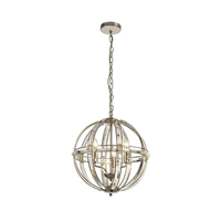 Visconte Channelle 3 Light Ceiling Pendant - Nickel