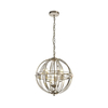 Visconte Channelle 3 Light Ceiling Pendant - Nickel