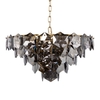 Visconte Chianche 5 Light Tiered Chandelier - Brass