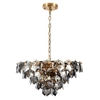 Visconte Chianche 5 Light Tiered Chandelier - Brass